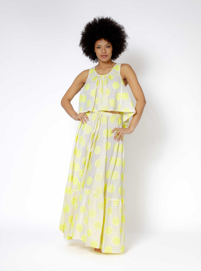 Ace & Jig Pearl Tank | Spring 25 | Lemonade