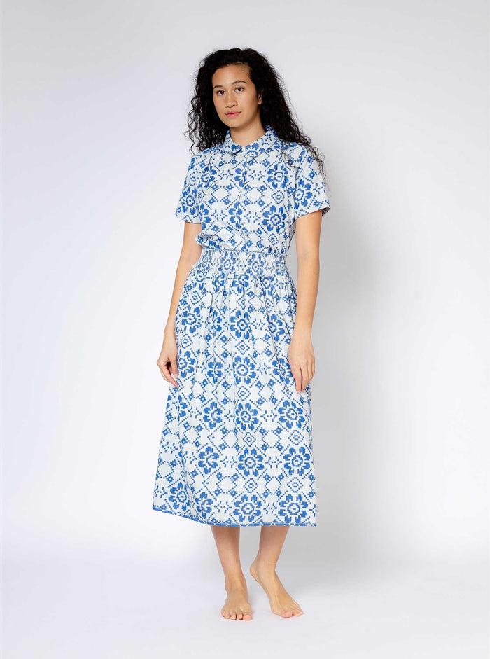 Ace & Jig Rara Midi | Spring 25 | Blue Pastime