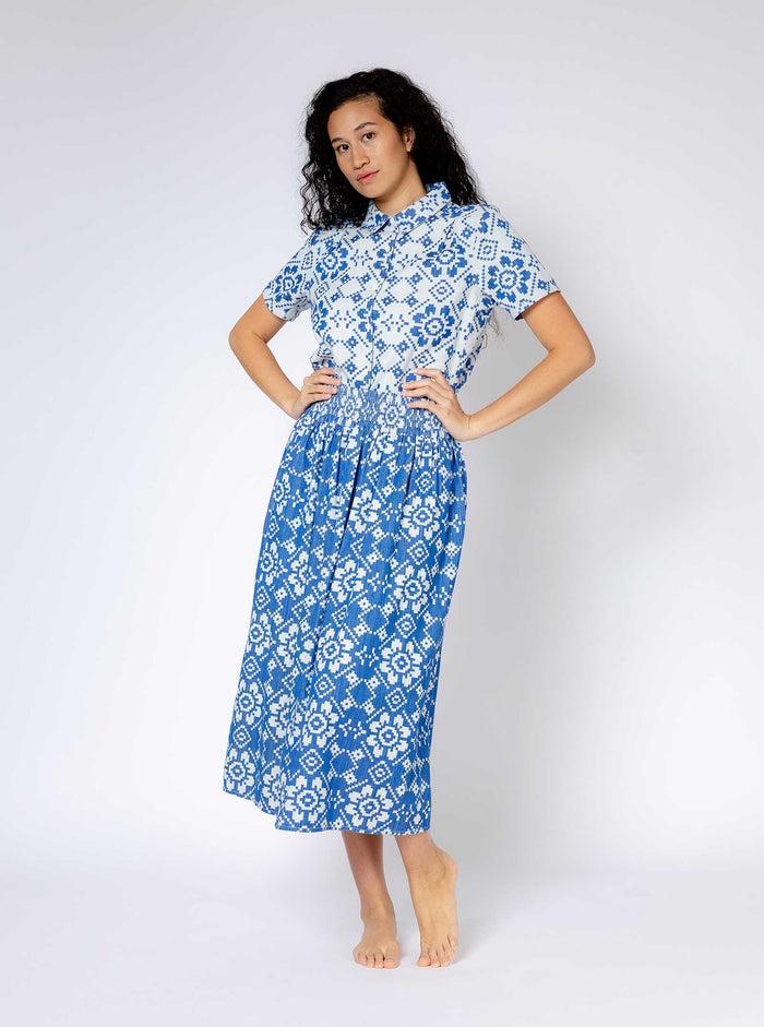 Ace & Jig Rara Midi | Spring 25 | Blue Pastime