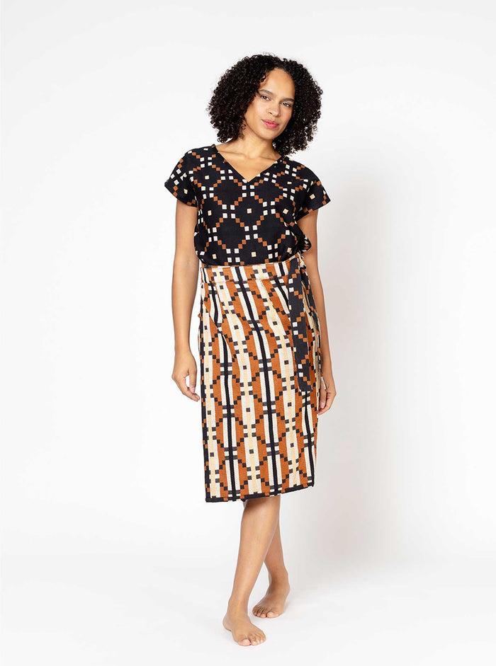 Ace & Jig Reversible Wrap Skirt | Fall 24 | Evening