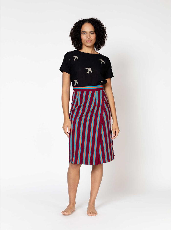 Ace & Jig Reversible Wrap Skirt | Fall 24 | Rally