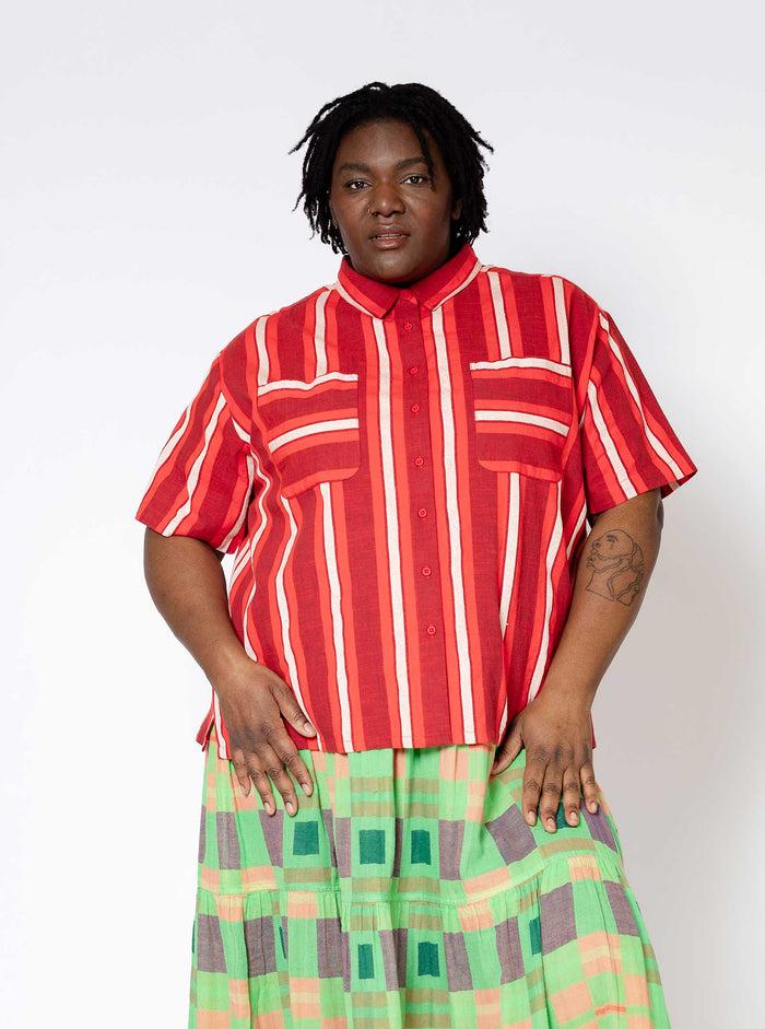 ace & jig rory shirt | pre spring 25 | madder