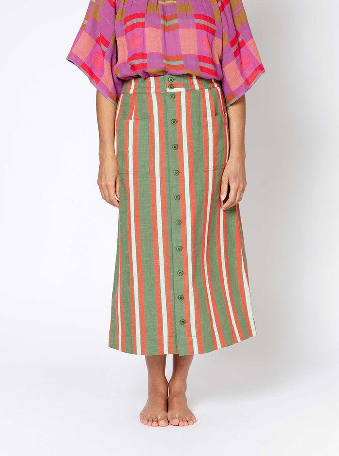 Ace & Jig Ruth Skirt | Pre Spring 25 | Fennel
