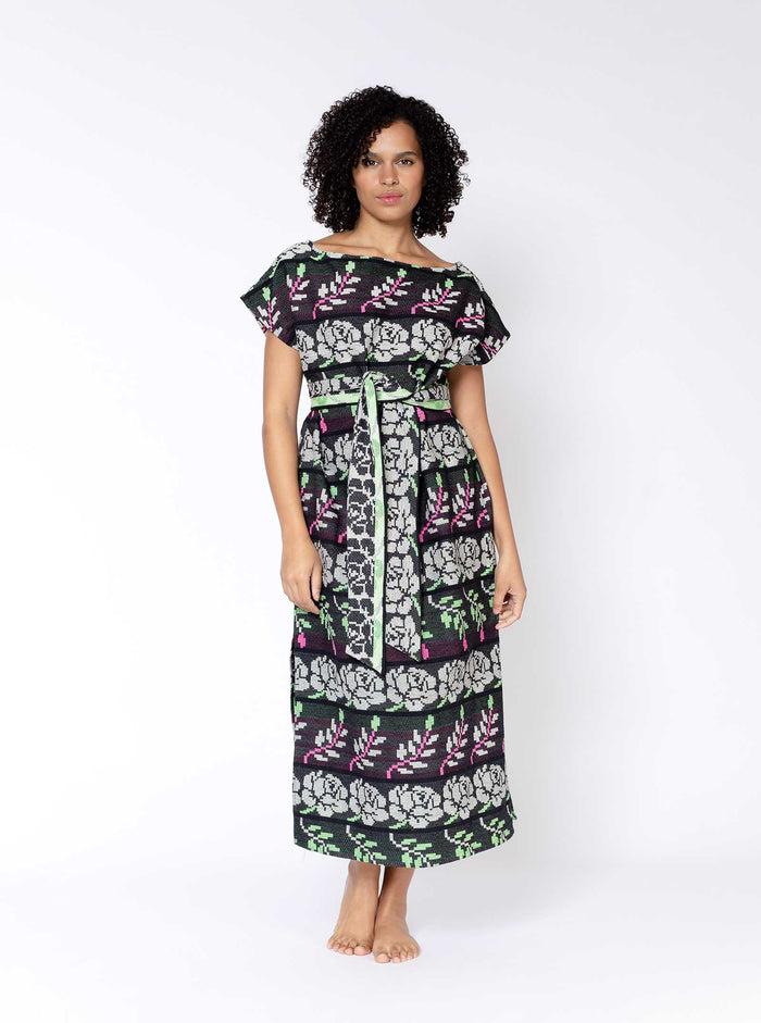 ace & jig silas dress | winter 24 | needlepoint