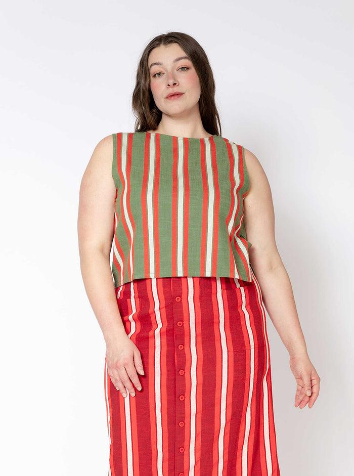 ace & jig skipper tee | pre spring 25 | fennel