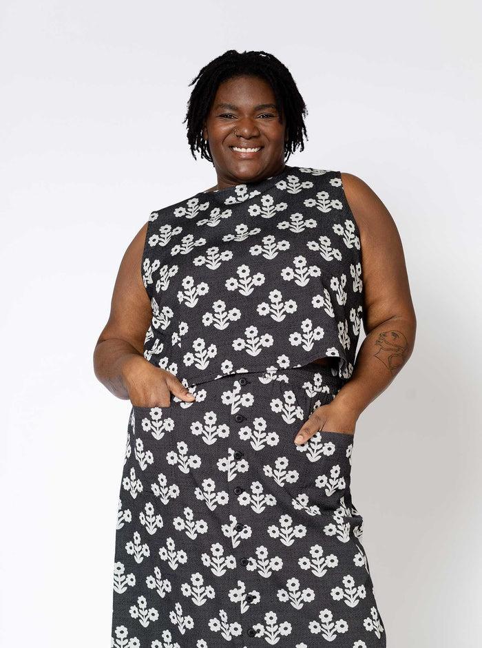 ace & jig skipper tee | pre spring 25 | gardenia