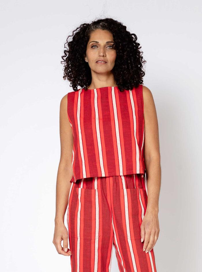 ace & jig skipper tee | pre spring 25 | madder