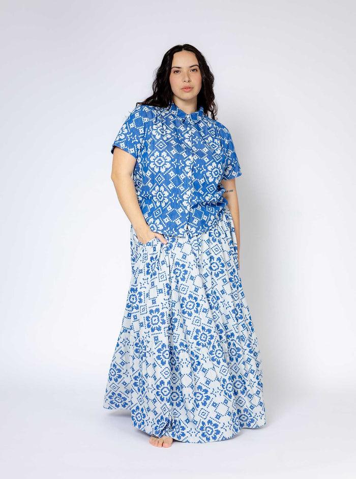 Ace & Jig Winnie Top | Spring 25 | Blue Pastime