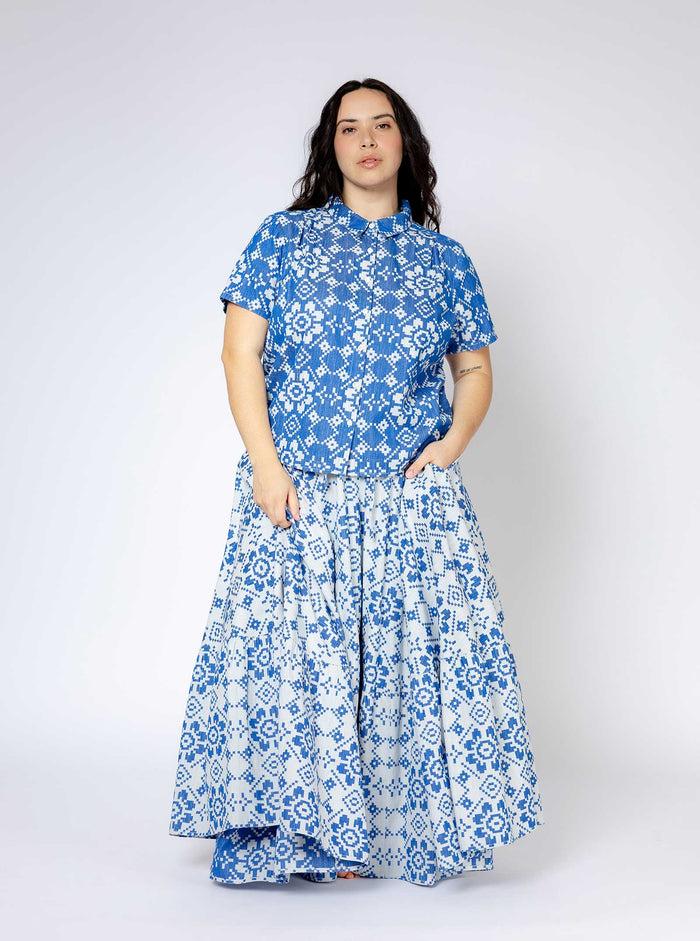 Ace & Jig Winnie Top | Spring 25 | Blue Pastime