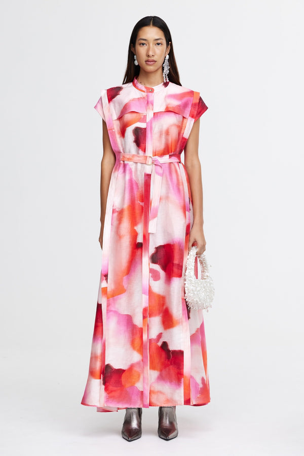 acler HIGHLOW MAXI DRESS