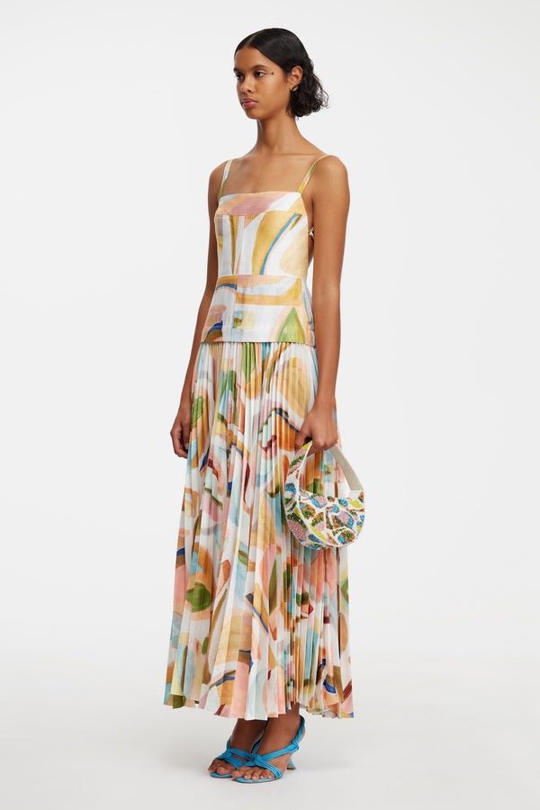Acler LEASGILL MIDI DRESS