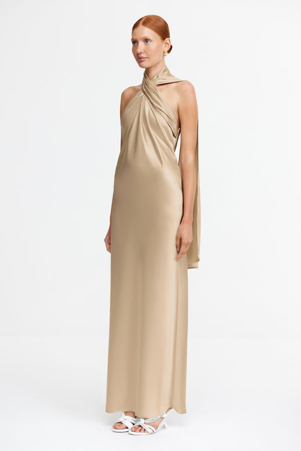 Acler YEWGREEN MAXI DRESS