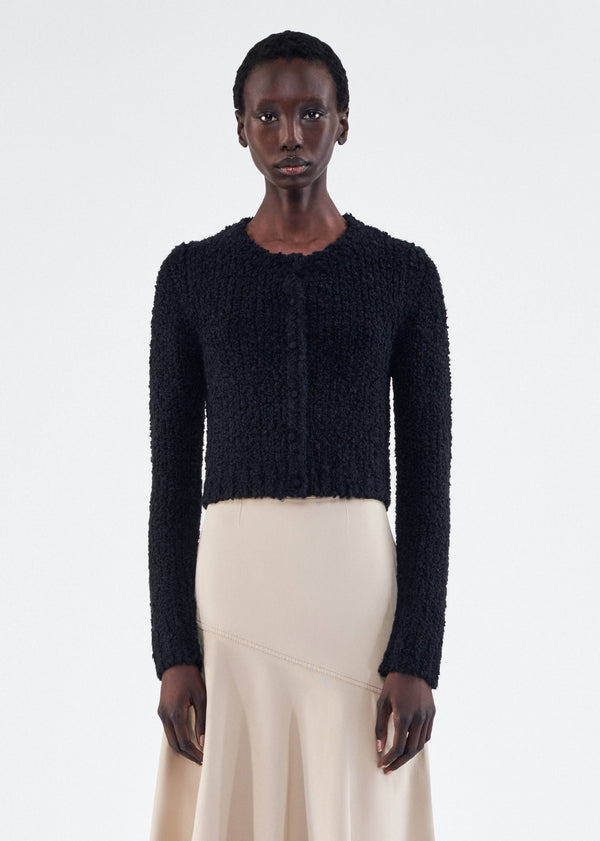 adam lippes alice cardigan Black