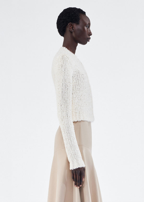 Adam Lippes Alice Cardigan Ivory