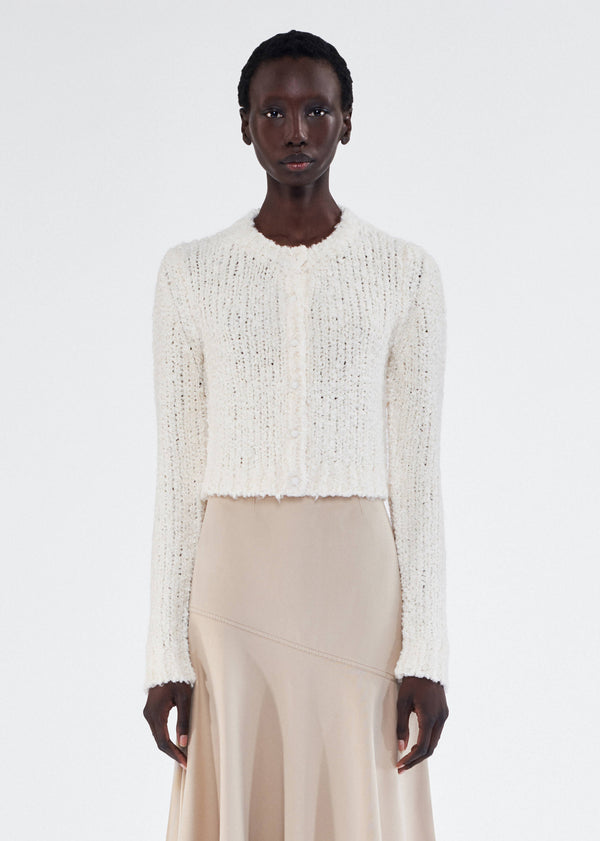 adam lippes alice cardigan Ivory