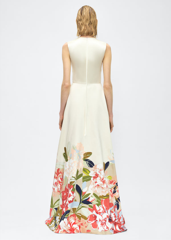 Adam Lippes Alienor Dress Champagne Multi