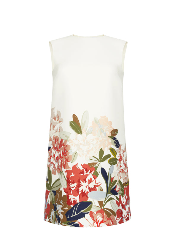 Adam Lippes Ani Dress Ivory Multi Floral