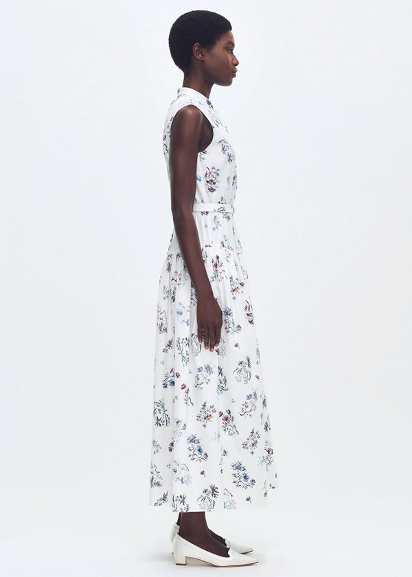 Adam Lippes Arden Dress White Floral