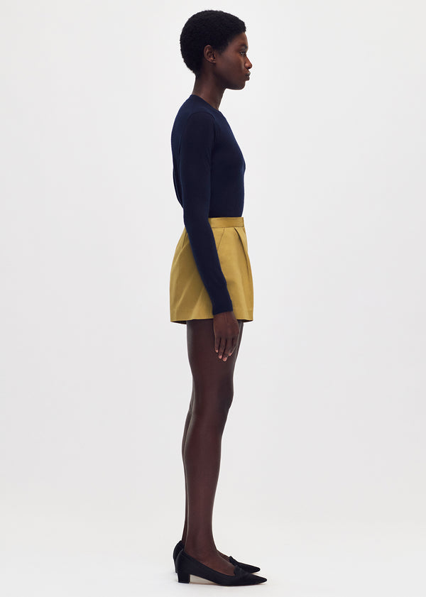 Adam Lippes Ayla Short Khaki