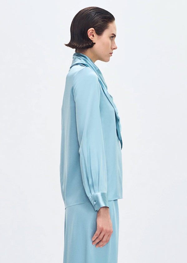 Adam Lippes Bandera Blouse Mist