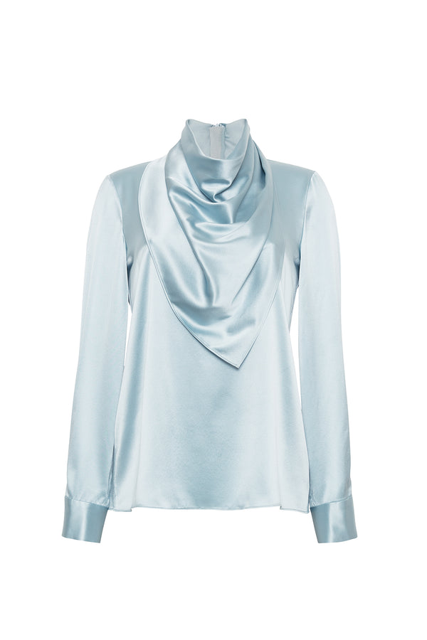 Adam Lippes Bandera Blouse Mist