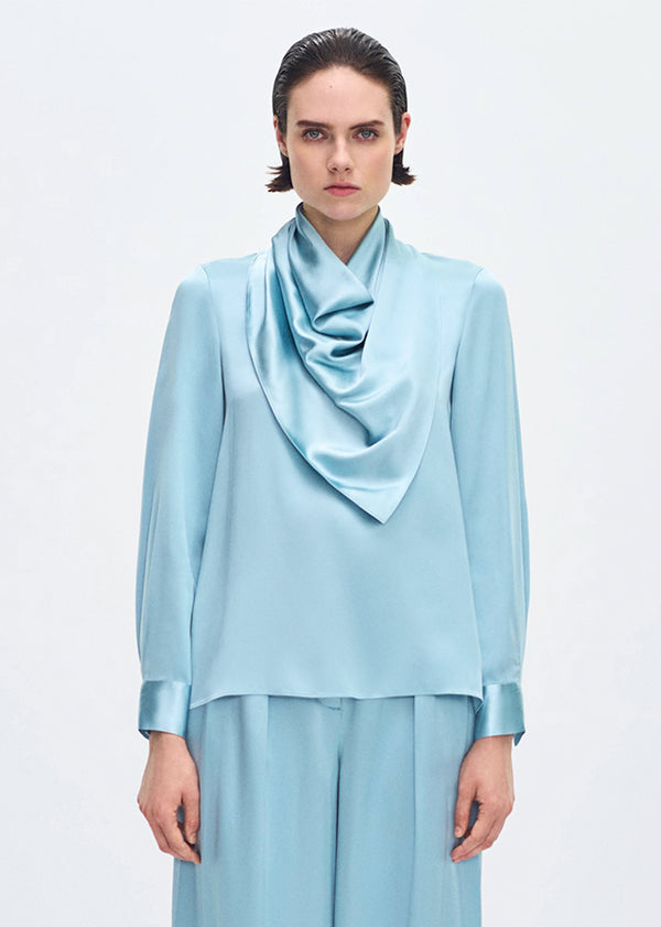 adam lippes bandera blouse Mist