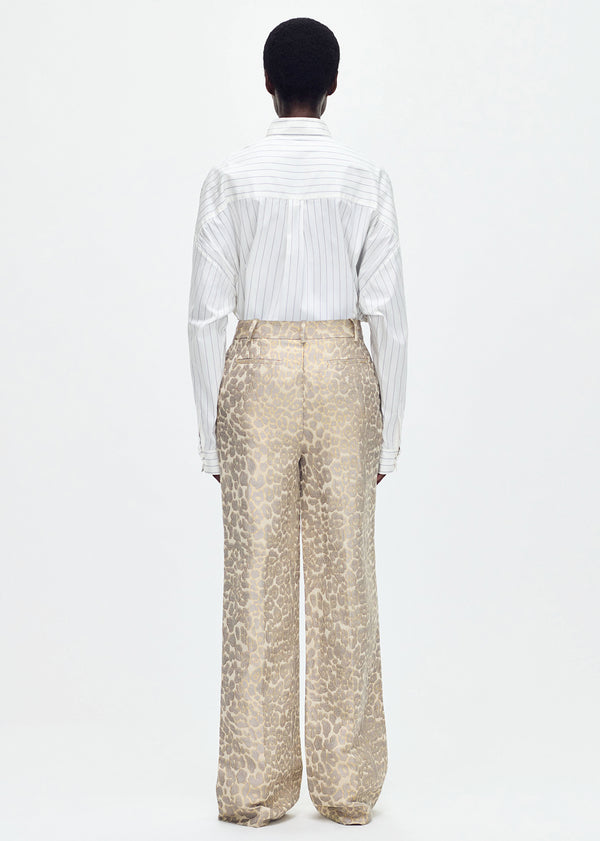 Adam Lippes Banks Pant Pale Grey Multi