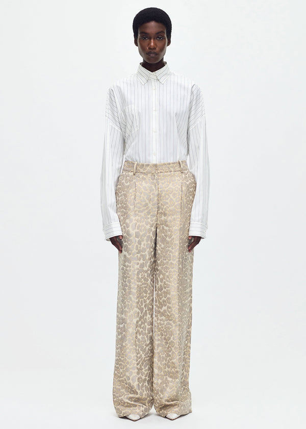 adam lippes banks pant Pale Grey Multi