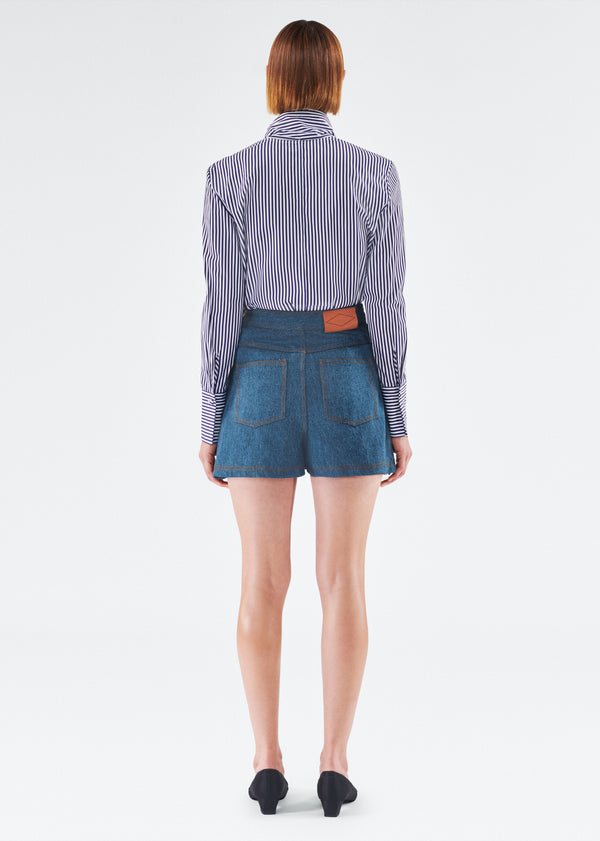 Adam Lippes Bennet Skort Stone Wash