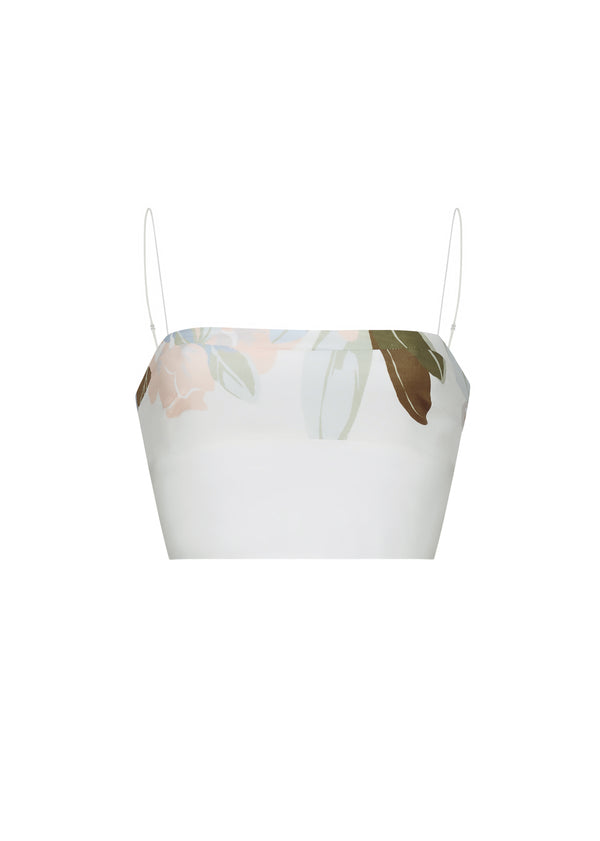 Adam Lippes Bex Top Champagne Multi