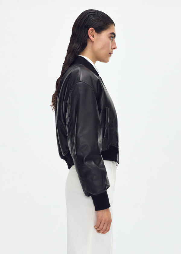 Adam Lippes Bomber Jacket Black