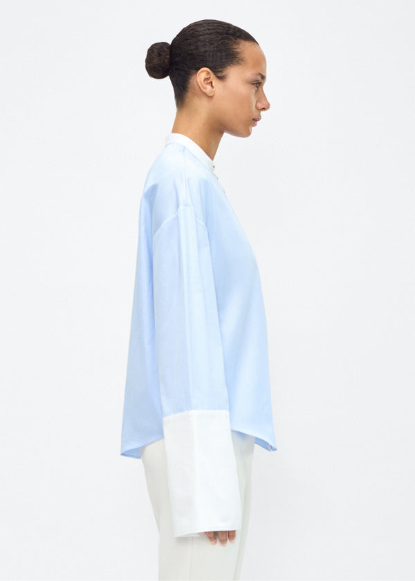 Adam Lippes Bram Top Pale Blue