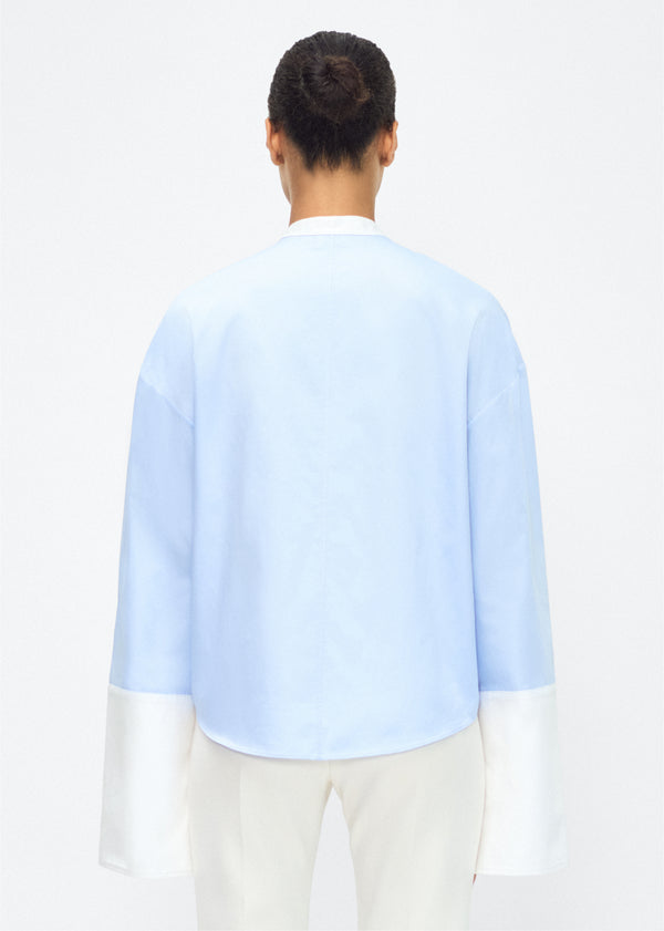 Adam Lippes Bram Top Pale Blue