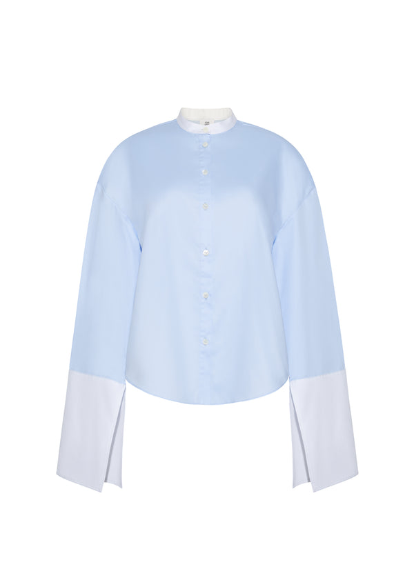 Adam Lippes Bram Top Pale Blue