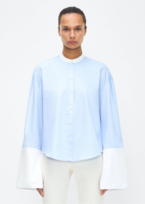 adam lippes bram top Pale Blue