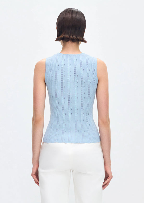 Adam Lippes Brynn Top Mist