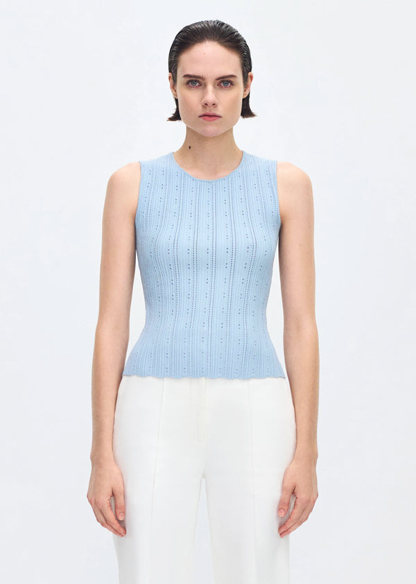 adam lippes brynn top Mist