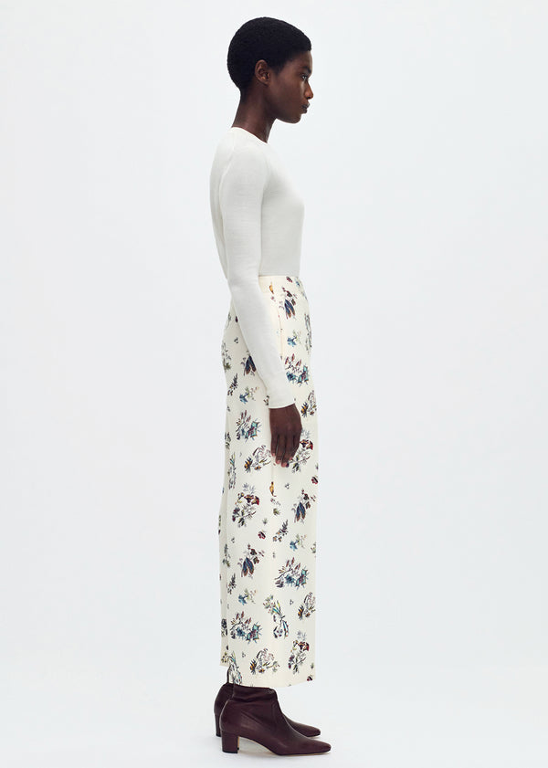 Adam Lippes Callen Pant Ivory Floral