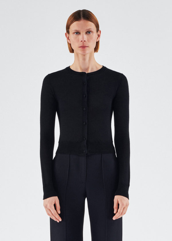 adam lippes cardigan Black