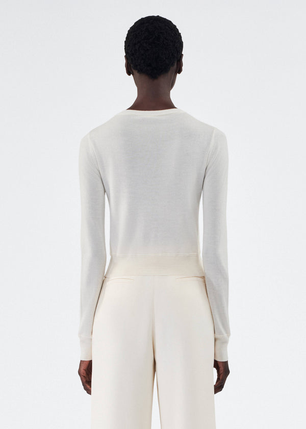 Adam Lippes Cardigan Ivory