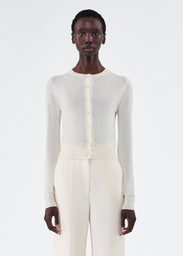 adam lippes cardigan Ivory