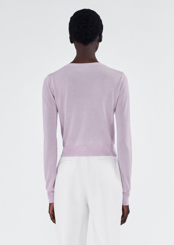Adam Lippes Cardigan Lilac
