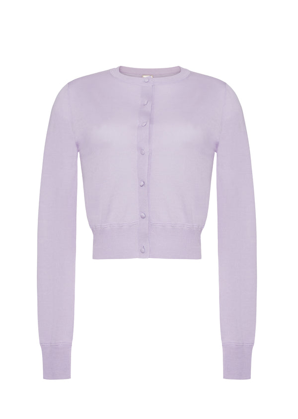 Adam Lippes Cardigan Lilac
