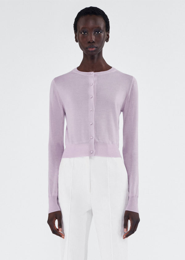 adam lippes cardigan Lilac