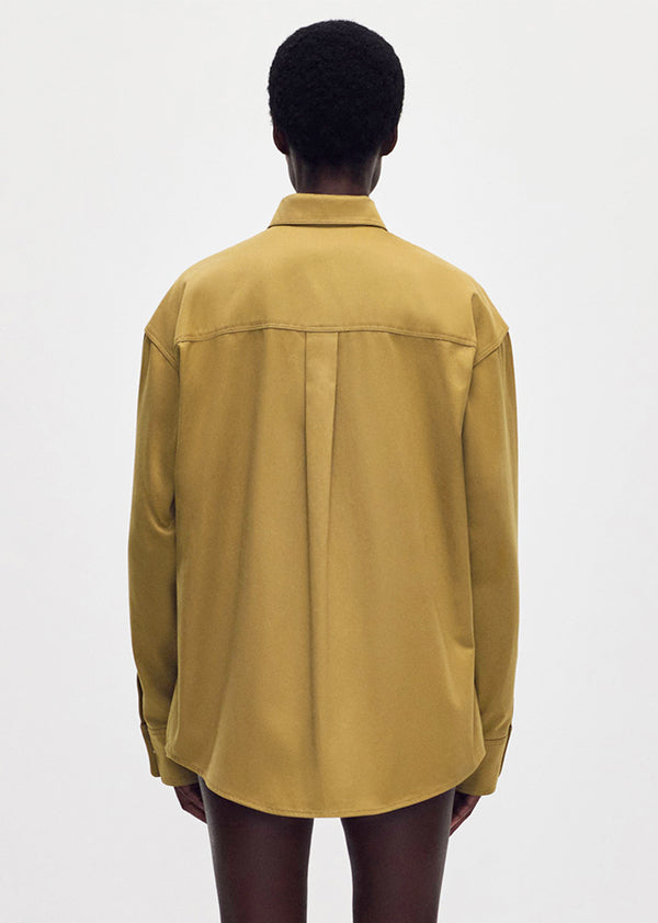 Adam Lippes Carter Top Khaki