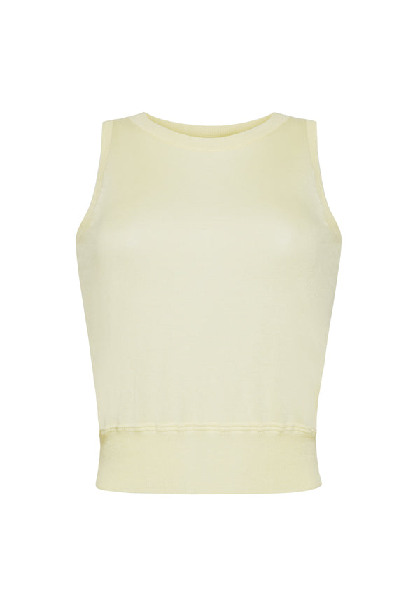 Adam Lippes Cashmere Silk Shell Beurre