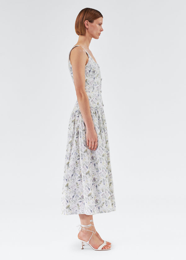 Adam Lippes Cassie Dress Ivory Floral