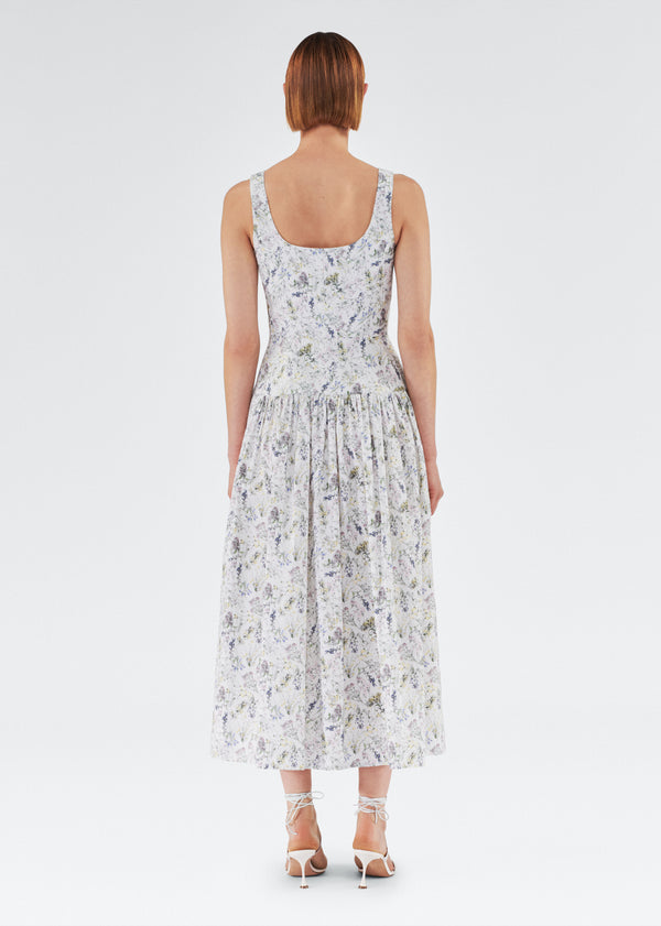 Adam Lippes Cassie Dress Ivory Floral