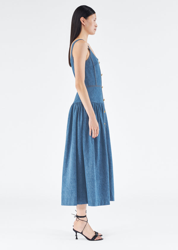 Adam Lippes Cassie Dress Stone Wash