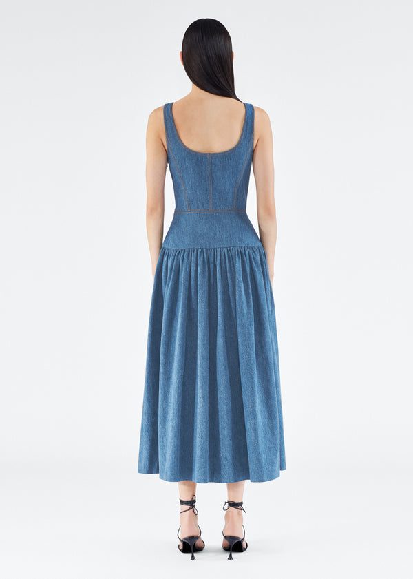 Adam Lippes Cassie Dress Stone Wash
